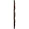 Ekena Millwork Peralta Ceiling Medallion (Fits Canopies up to 4 5/8"), Hnd-Painted Rust, 17 3/4"OD x 3 1/8"ID x 1"P CM17PERUS - alternate 4